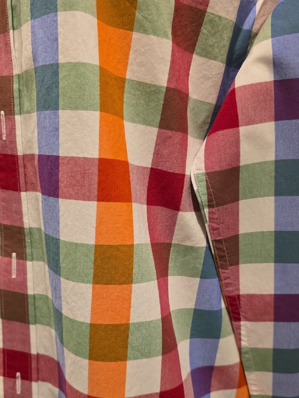 Multicolor Check Button-Down Shirt - Picture 2 of 3